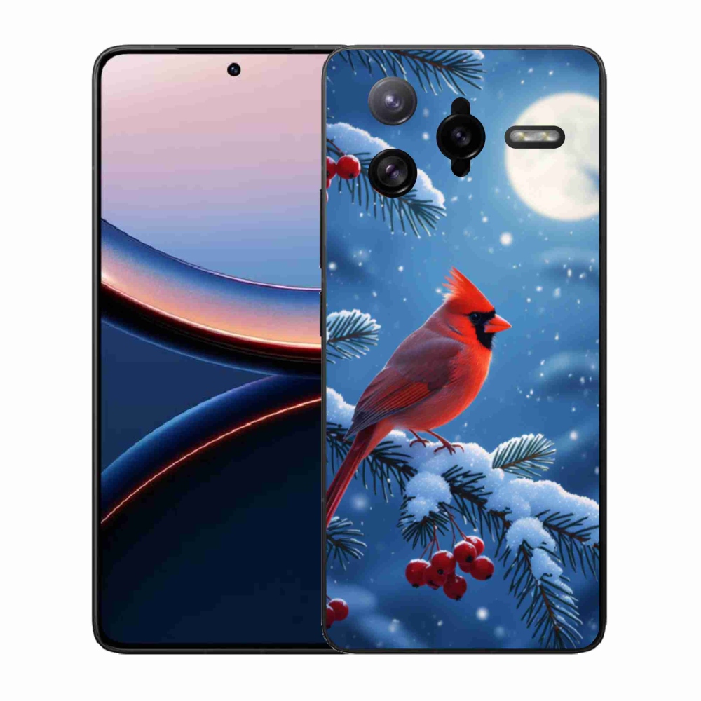 Gelový kryt mmCase na Xiaomi Poco F7 Ultra - kardinál červený