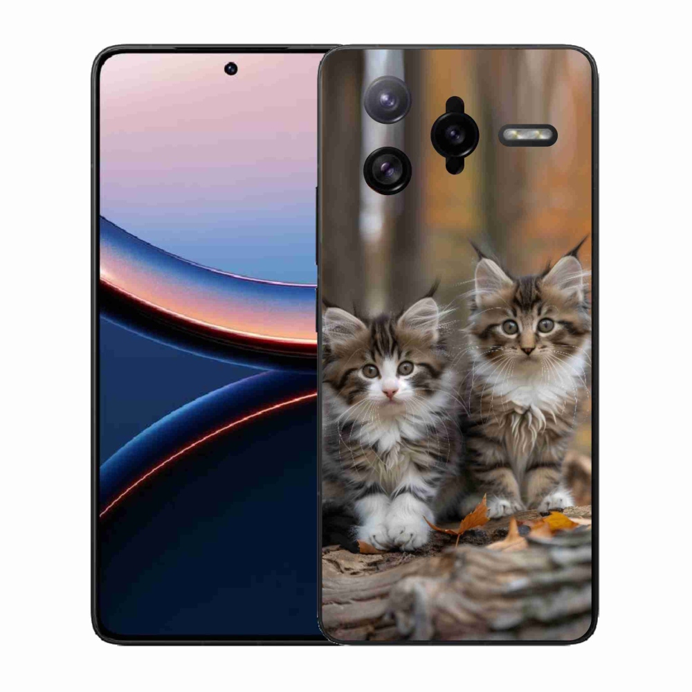 Gelový kryt mmCase na Xiaomi Poco F7 Ultra - kočičí duo 3
