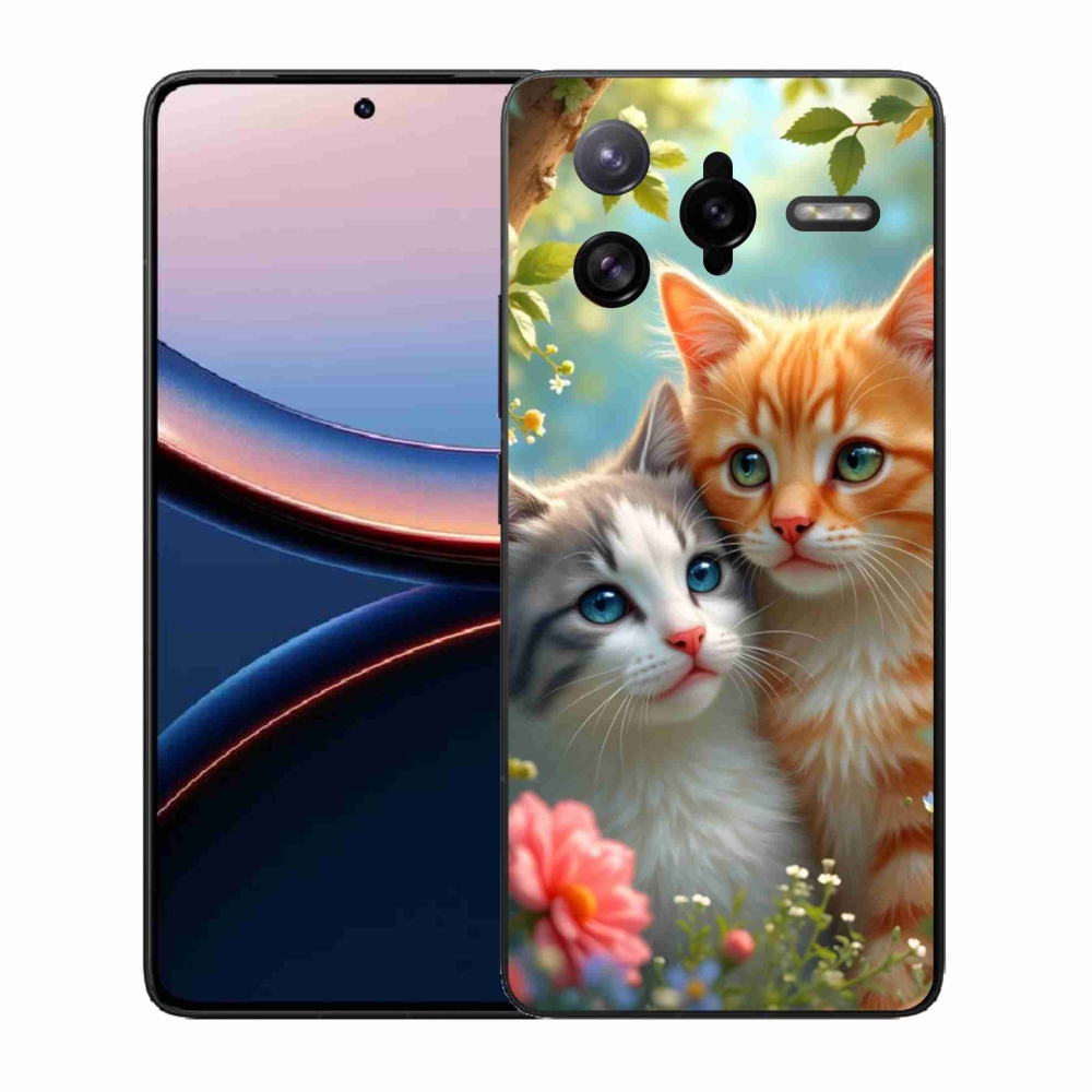 Gelový kryt mmCase na Xiaomi Poco F7 Ultra - kočičí láska 2