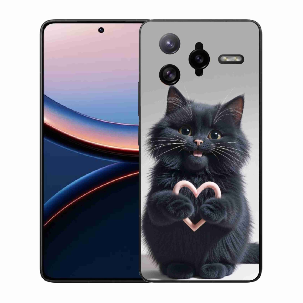 Gelový kryt mmCase na Xiaomi Poco F7 Ultra - kočičí láska 3