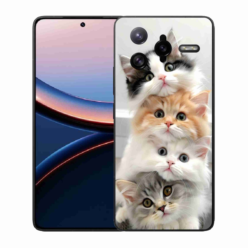 Gelový kryt mmCase na Xiaomi Poco F7 Ultra - kočičí parta