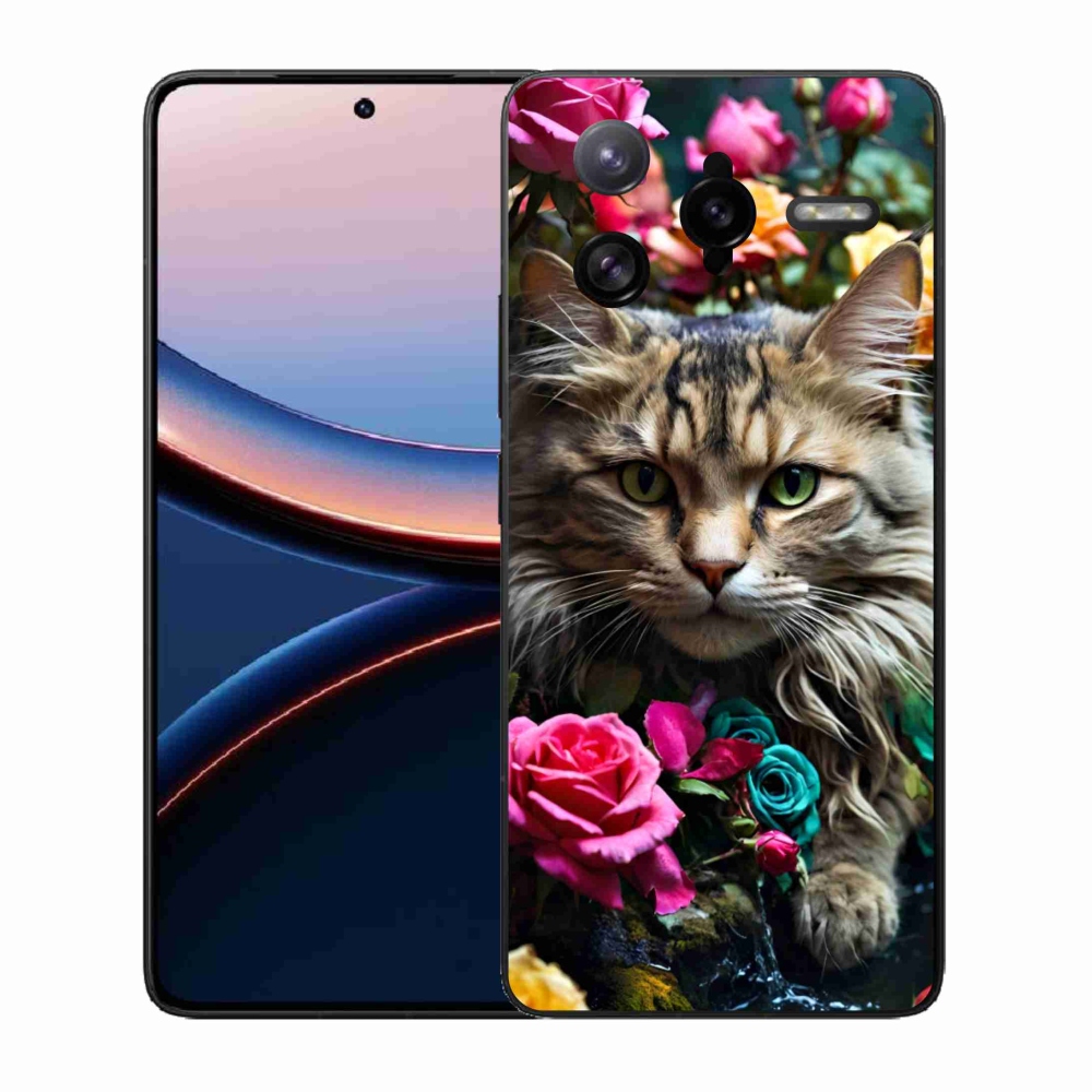 Gelový kryt mmCase na Xiaomi Poco F7 Ultra - kočíčí pohled 2