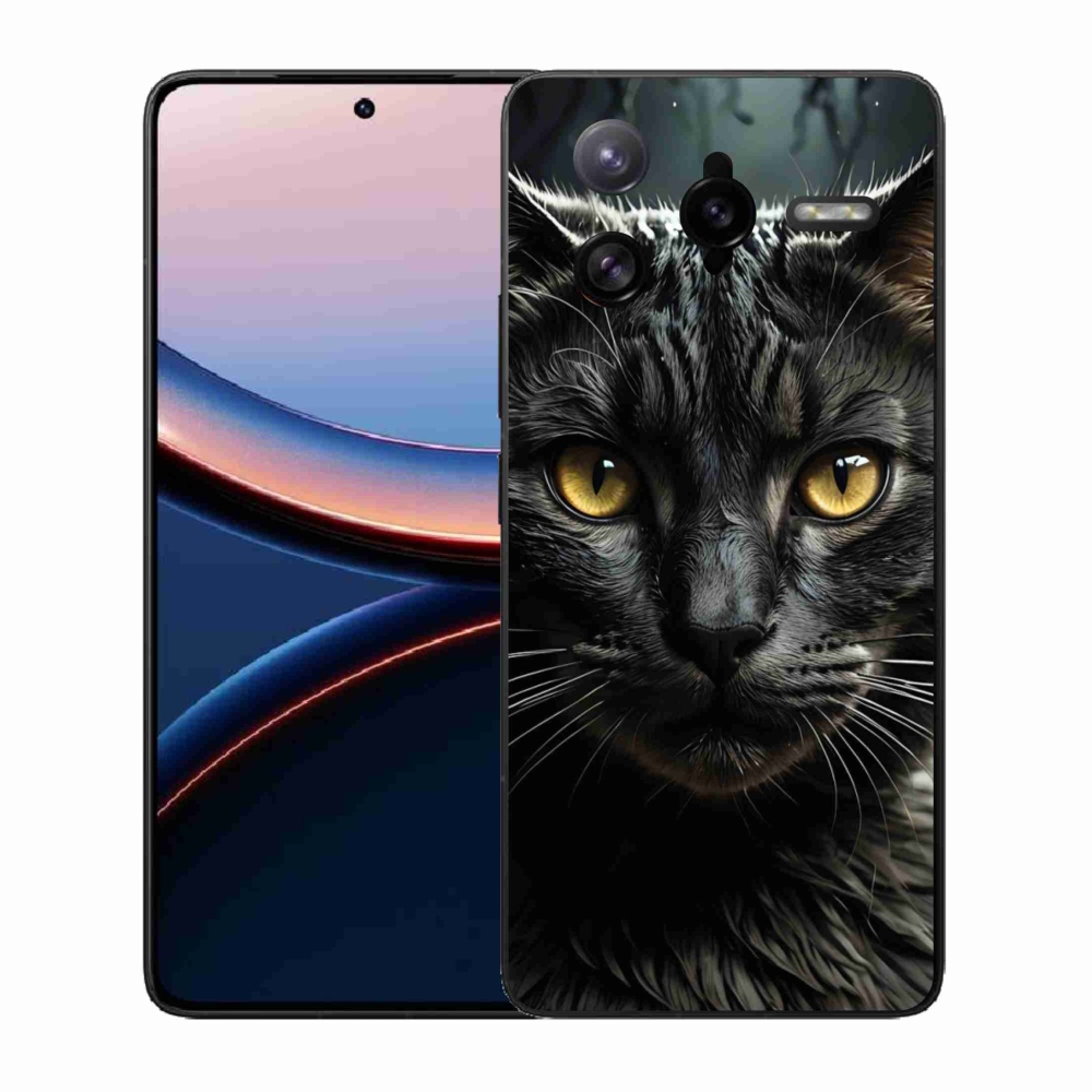 Gelový kryt mmCase na Xiaomi Poco F7 Ultra - kočičí pohled 3