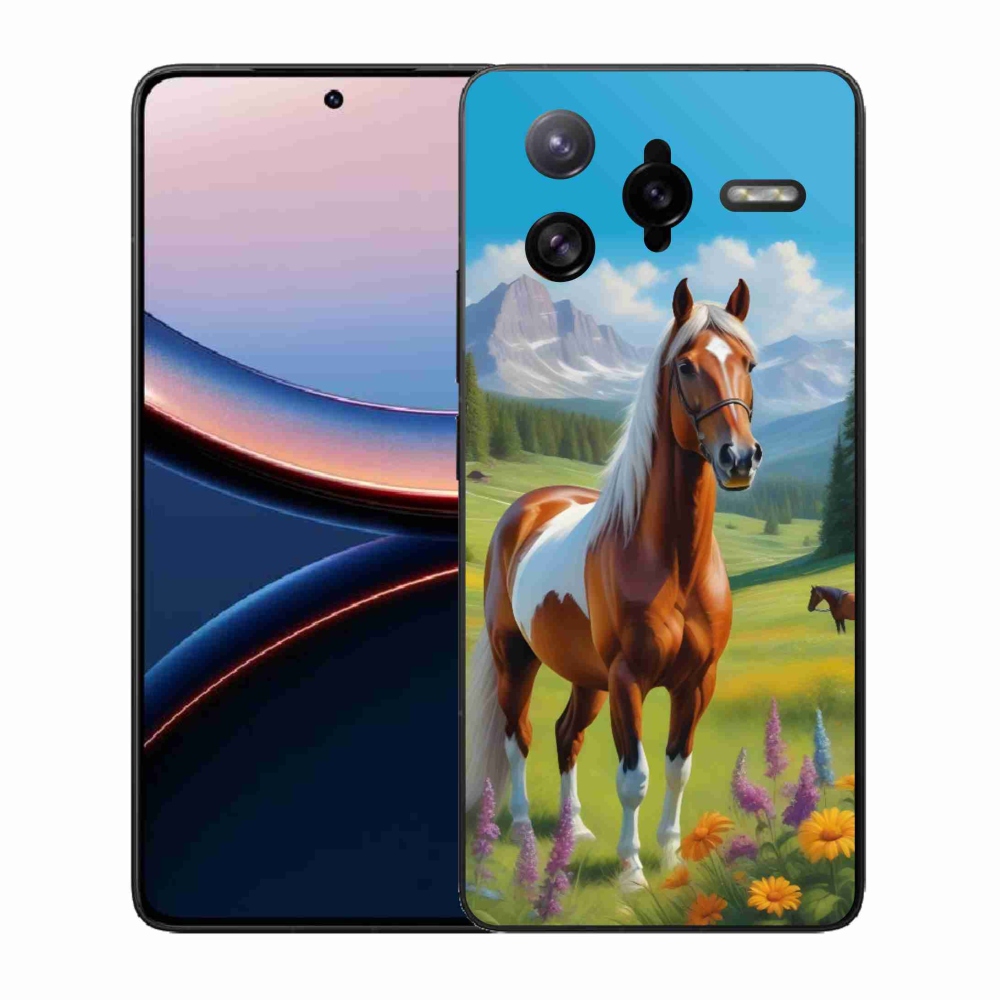 Gelový kryt mmCase na Xiaomi Poco F7 Ultra - kůň na louce