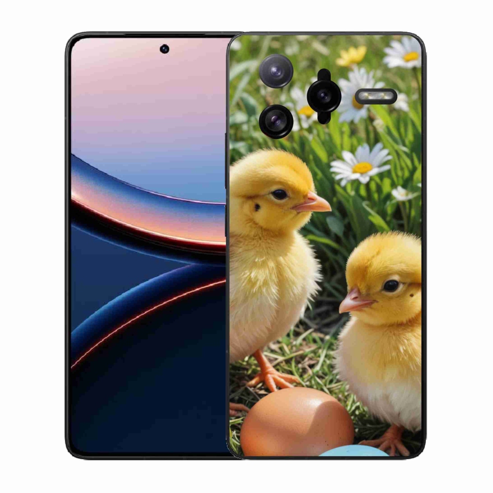 Gelový kryt mmCase na Xiaomi Poco F7 Ultra - kuřátka
