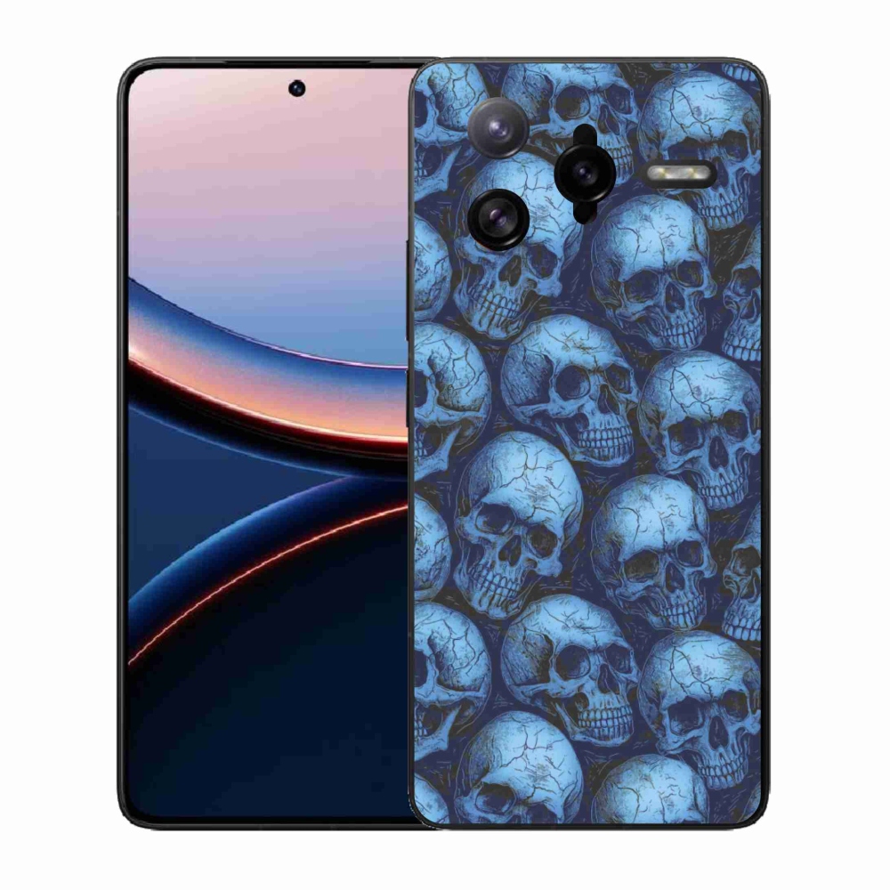 Gelový kryt mmCase na Xiaomi Poco F7 Ultra - lebky