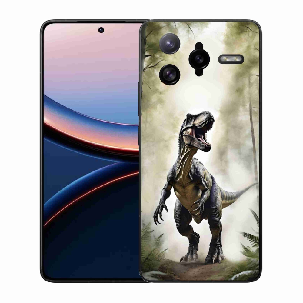 Gelový kryt mmCase na Xiaomi Poco F7 Ultra - naštvaný T-Rex