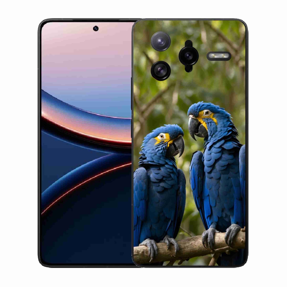 Gelový kryt mmCase na Xiaomi Poco F7 Ultra - papouščí duo