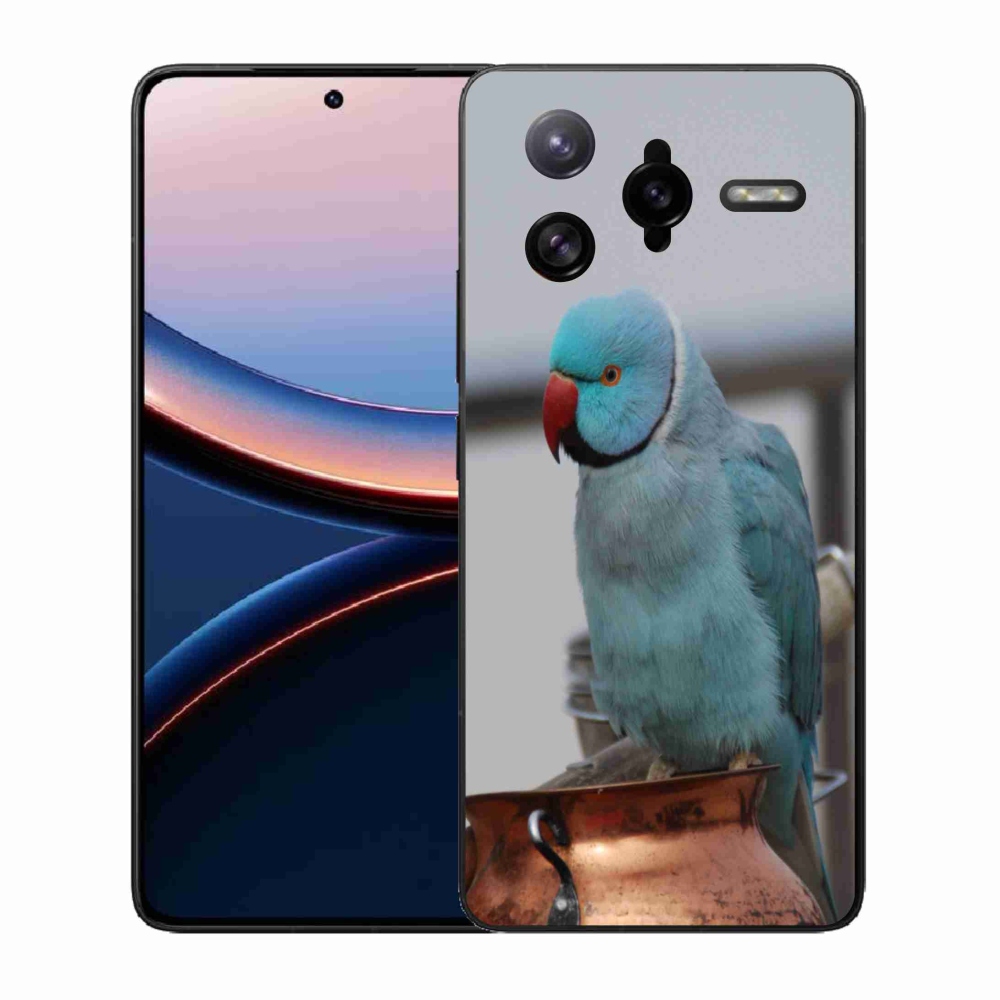Gelový kryt mmCase na Xiaomi Poco F7 Ultra - papoušek alexandr modrý
