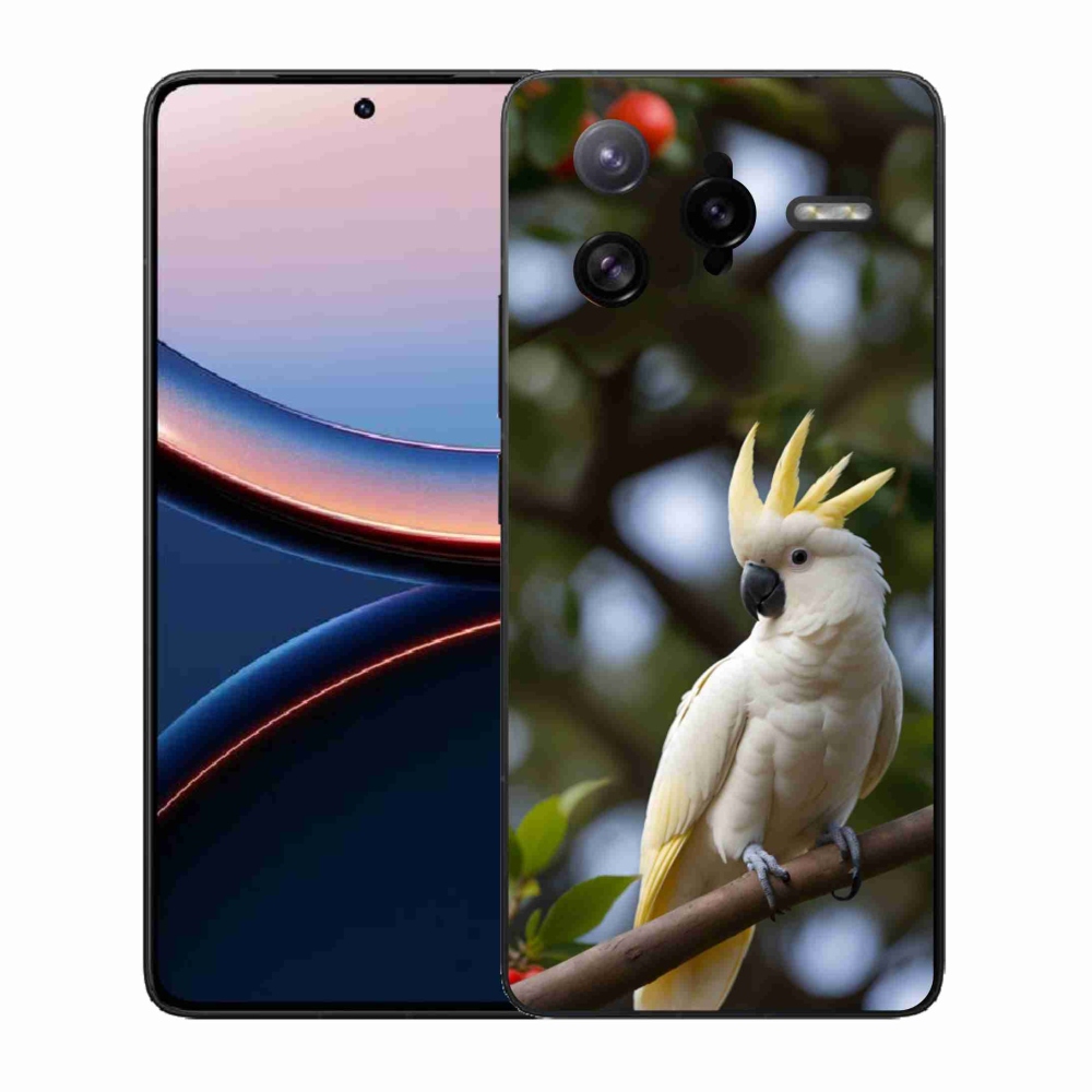 Gelový kryt mmCase na Xiaomi Poco F7 Ultra - papoušek kakadu 3