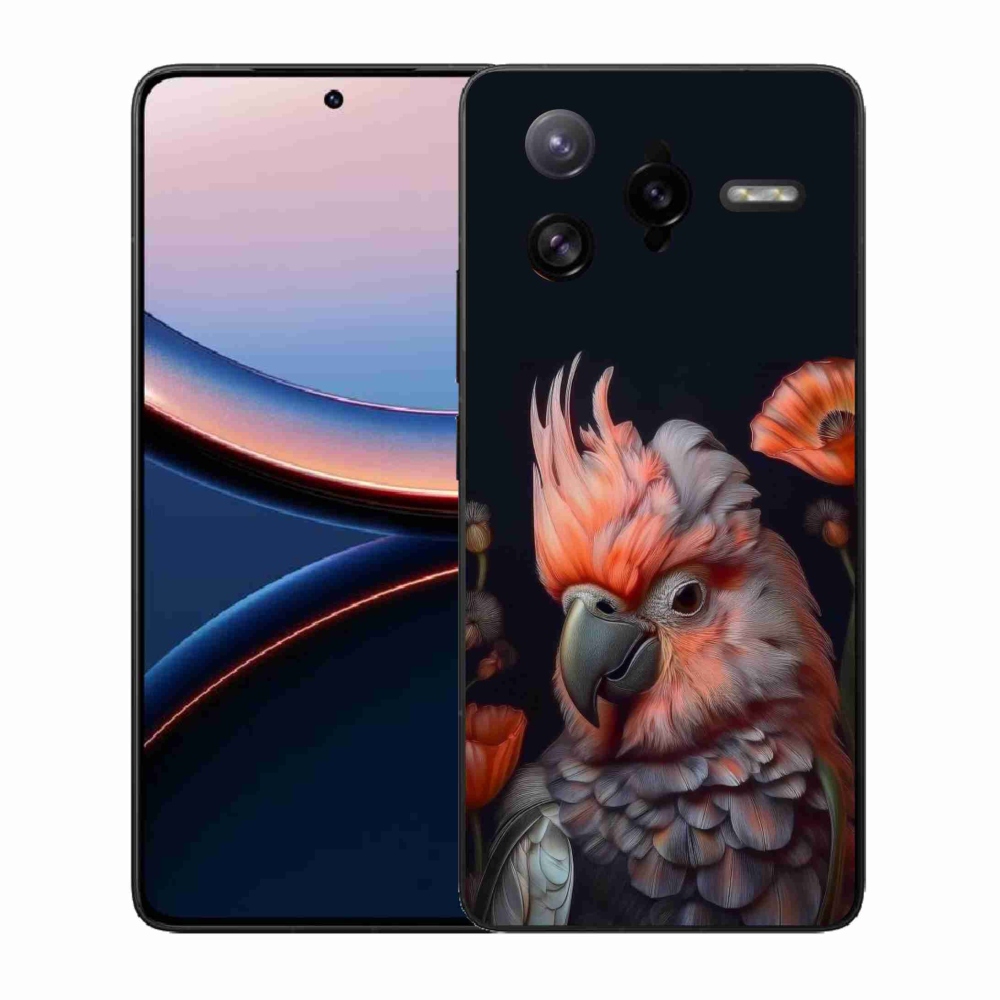 Gelový kryt mmCase na Xiaomi Poco F7 Ultra - papoušek kakadu v barvách