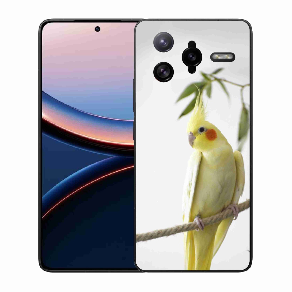 Gelový kryt mmCase na Xiaomi Poco F7 Ultra - papoušek korela chocholatá