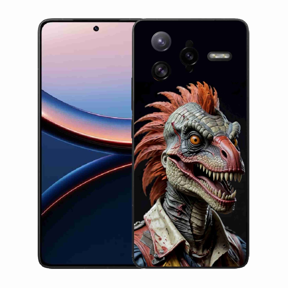 Gelový kryt mmCase na Xiaomi Poco F7 Ultra - punk dinosaurus