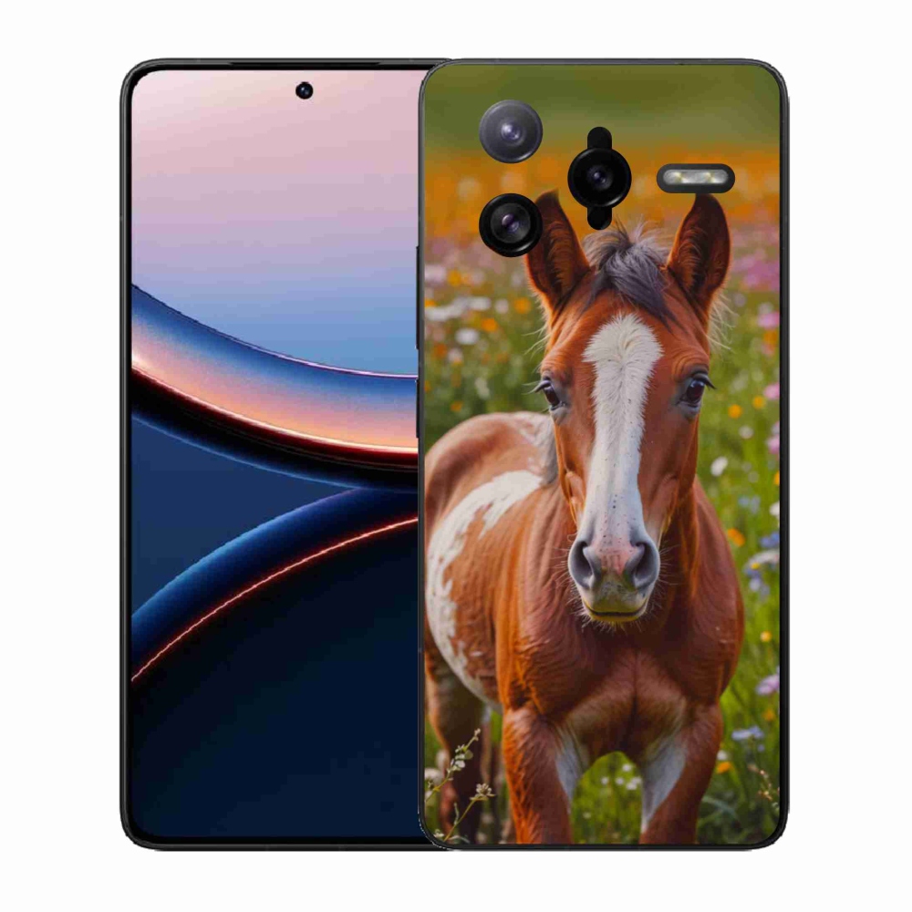 Gelový kryt mmCase na Xiaomi Poco F7 Ultra - roztomilé hříbě