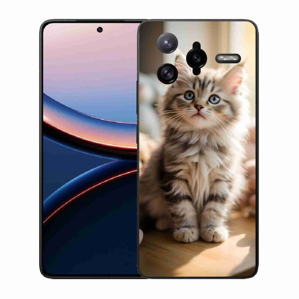 Gelový kryt mmCase na Xiaomi Poco F7 Ultra - roztomilé kotě 10