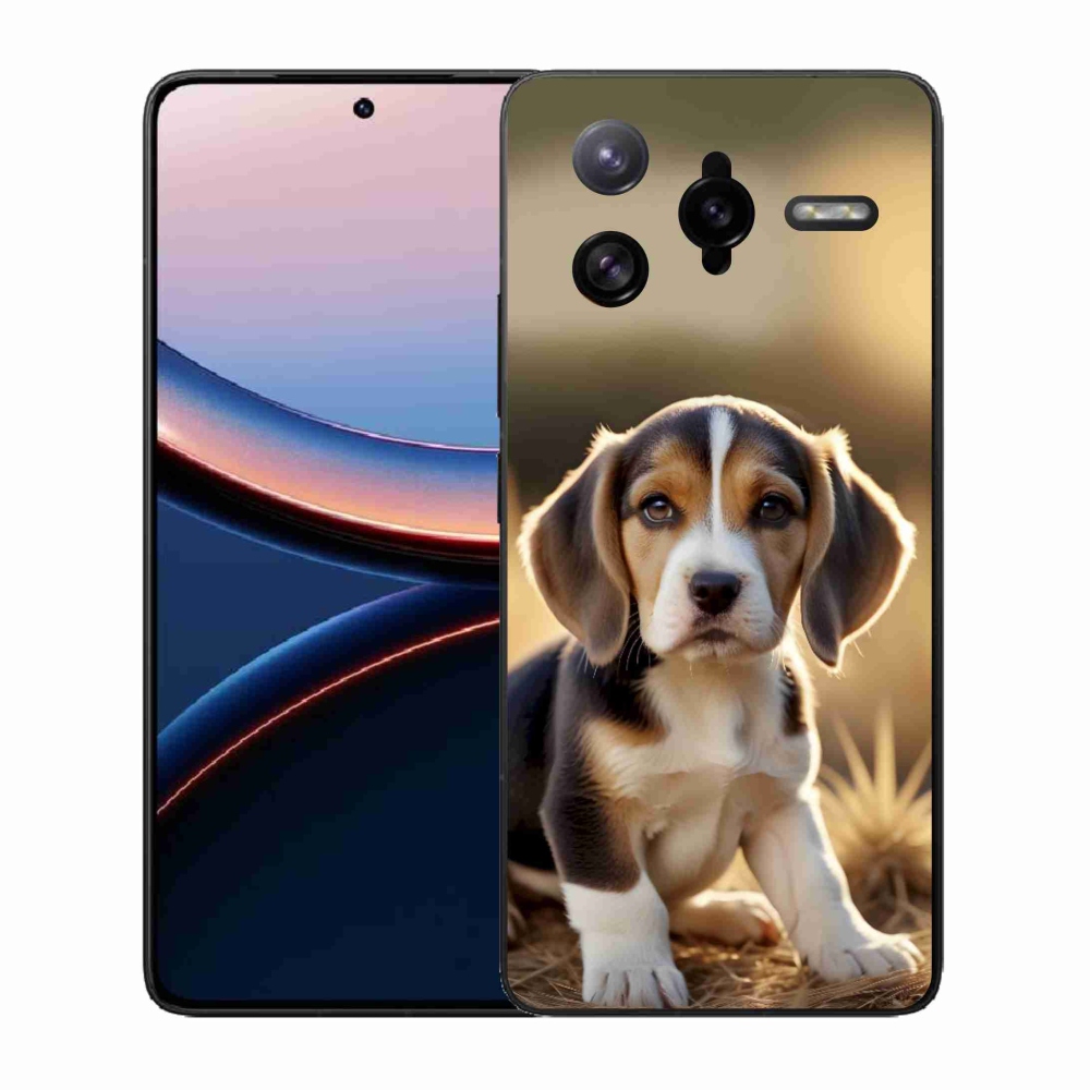 Gelový kryt mmCase na Xiaomi Poco F7 Ultra - roztomilý bígl