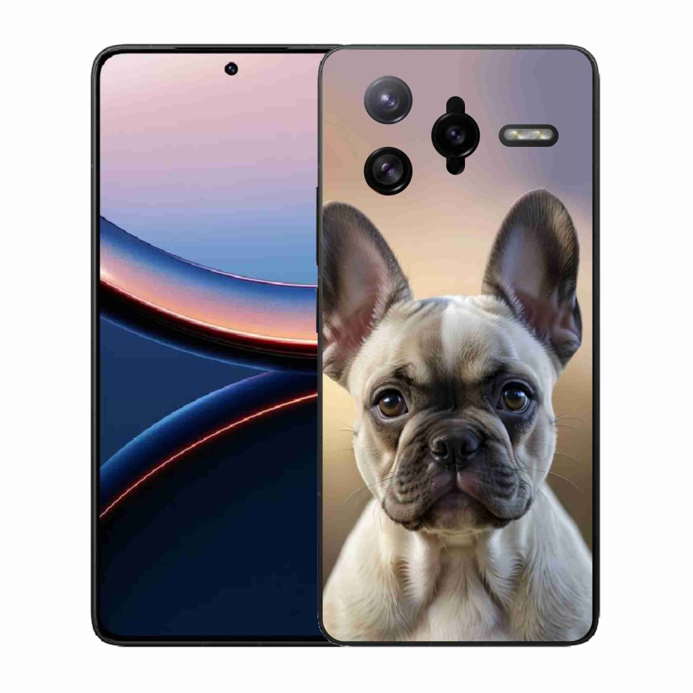 Gelový kryt mmCase na Xiaomi Poco F7 Ultra - roztomilý francouzský buldoček