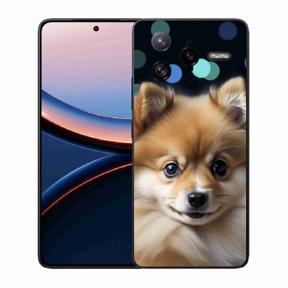 Gelový kryt mmCase na Xiaomi Poco F7 Ultra - roztomilý pomeranian