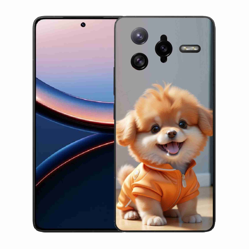 Gelový kryt mmCase na Xiaomi Poco F7 Ultra - roztomilý pomeranian v mikině