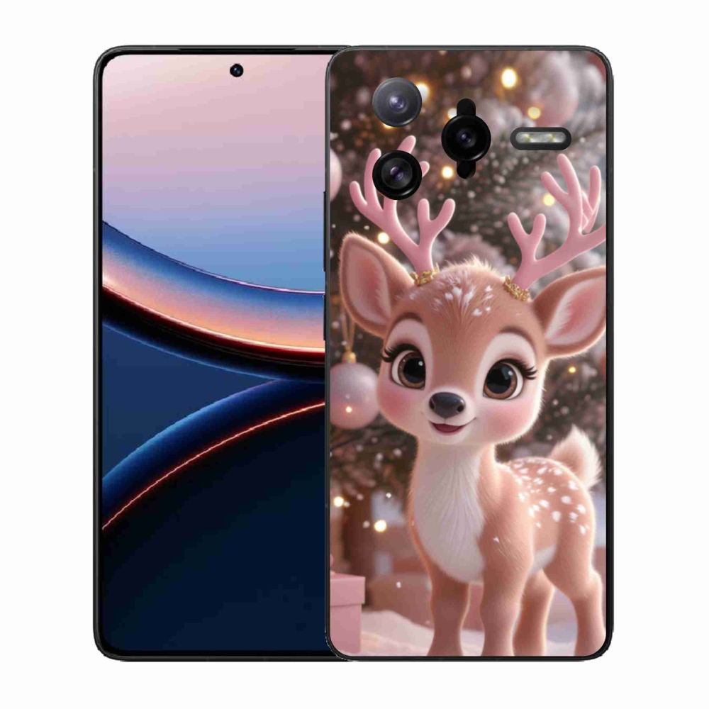 Gelový kryt mmCase na Xiaomi Poco F7 Ultra - roztomilý sob