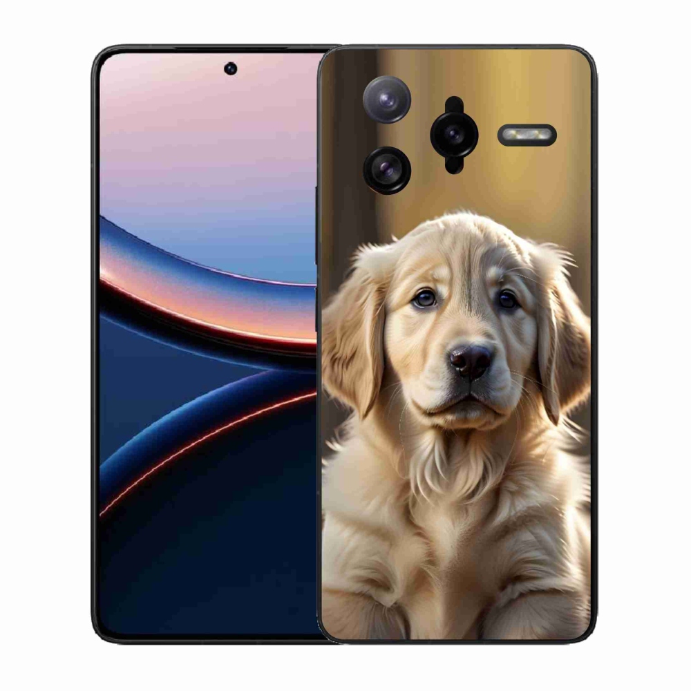 Gelový kryt mmCase na Xiaomi Poco F7 Ultra - roztomilý zlatý retrívr