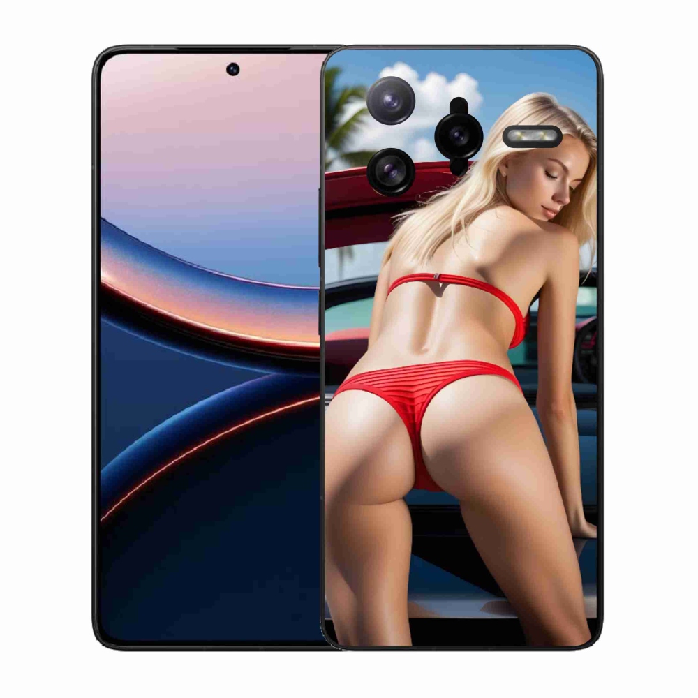 Gelový kryt mmCase na Xiaomi Poco F7 Ultra - sexy žena 2