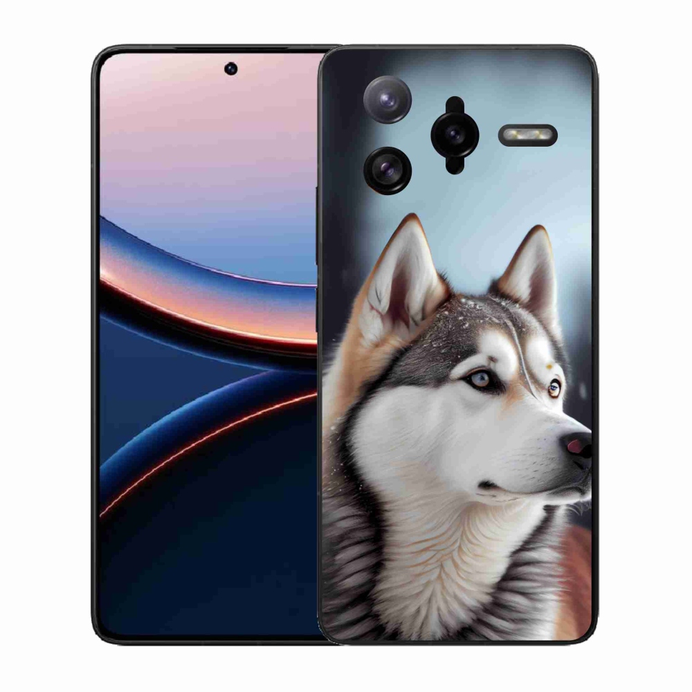 Gelový kryt mmCase na Xiaomi Poco F7 Ultra - sibiřský husky