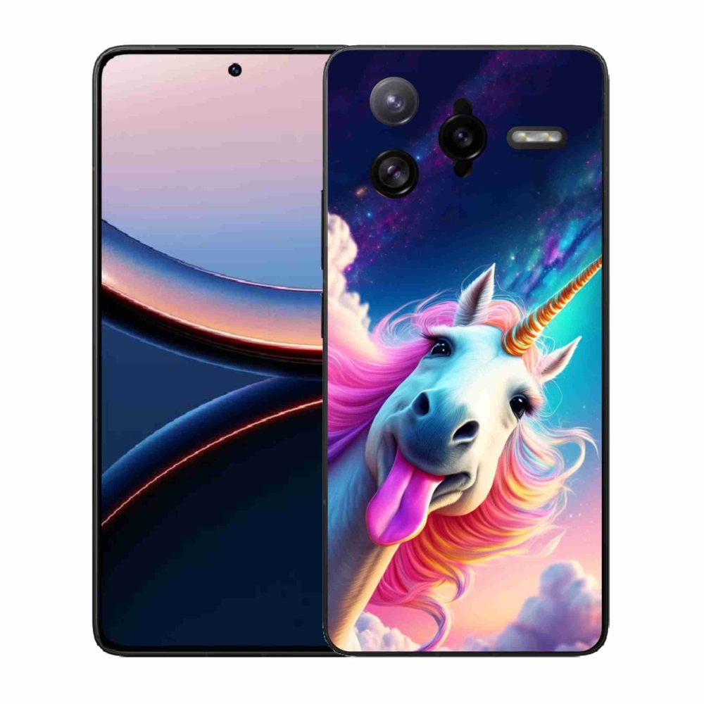 Gelový kryt mmCase na Xiaomi Poco F7 Ultra - šílený jednorožec