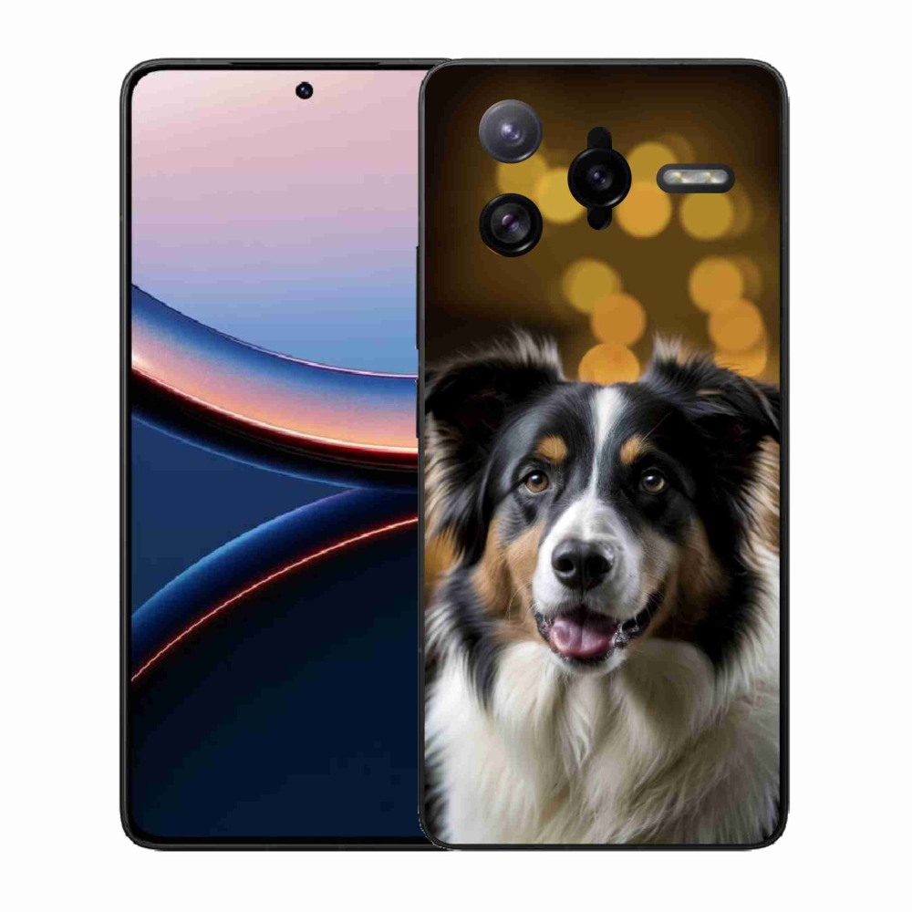 Gelový kryt mmCase na Xiaomi Poco F7 Ultra - usměvavý australský ovčák