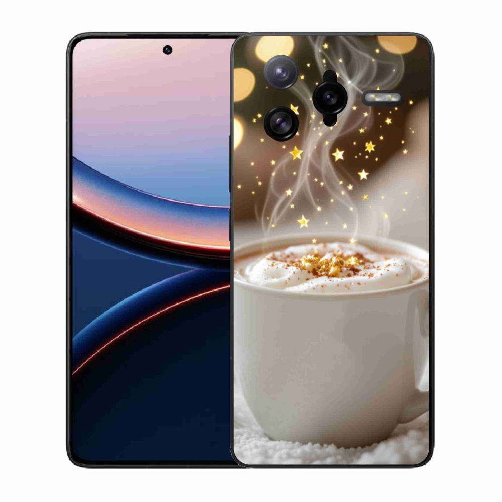 Gelový kryt mmCase na Xiaomi Poco F7 Ultra - vánoční horký nápoj