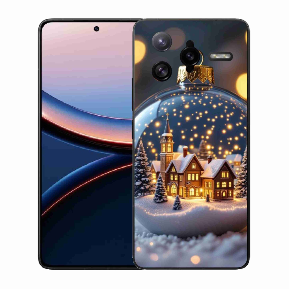 Gelový kryt mmCase na Xiaomi Poco F7 Ultra - vánoční koule 4