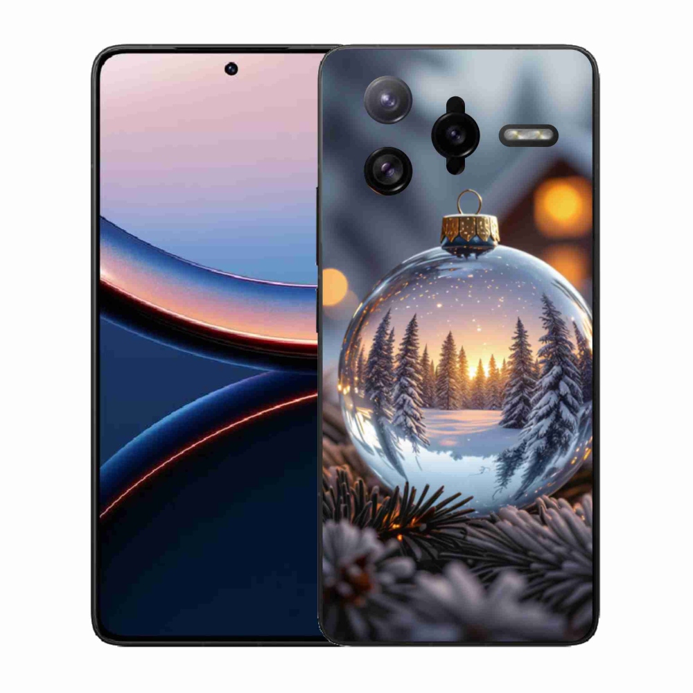 Gelový kryt mmCase na Xiaomi Poco F7 Ultra - vánoční ozdoba