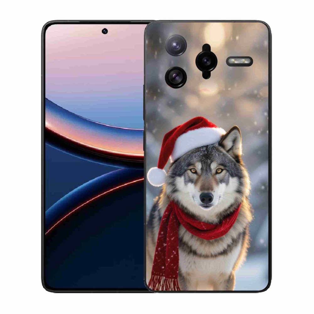 Gelový kryt mmCase na Xiaomi Poco F7 Ultra - vánoční vlk