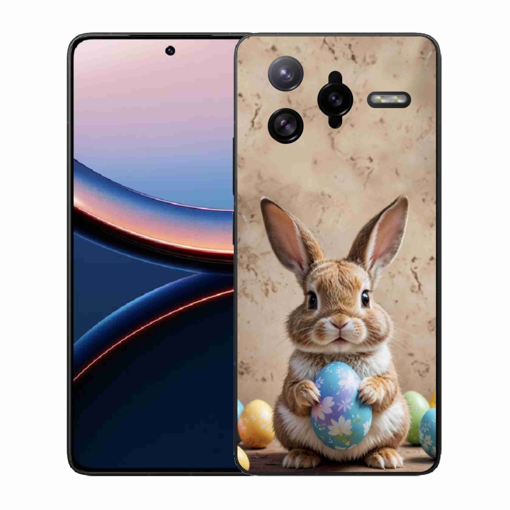Gelový kryt mmCase na Xiaomi Poco F7 Ultra - velikonoční králíček