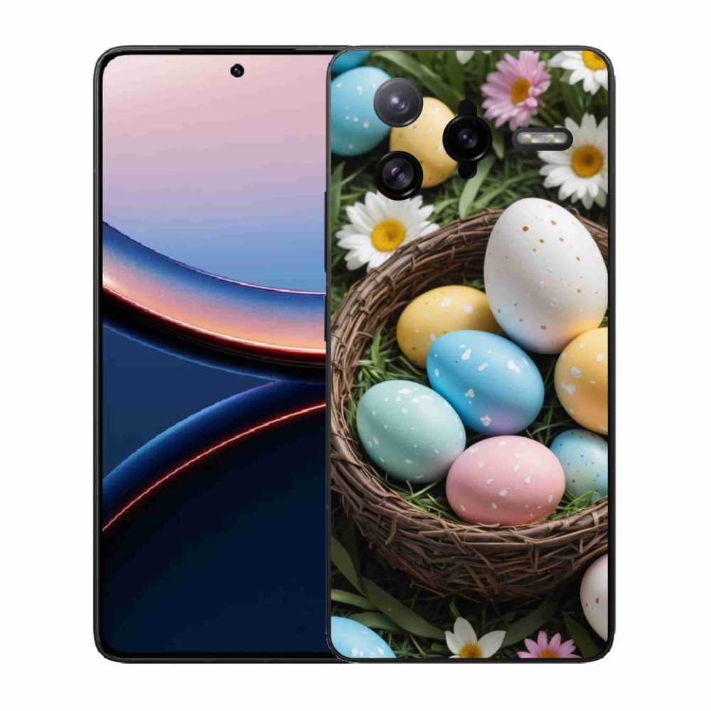 Gelový kryt mmCase na Xiaomi Poco F7 Ultra - velikonoční vajíčka 2
