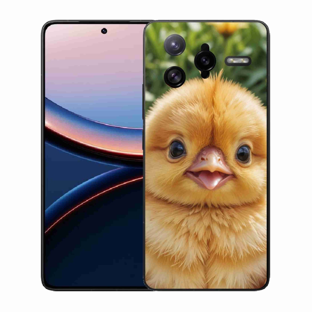 Gelový kryt mmCase na Xiaomi Poco F7 Ultra - veselé kuřátko