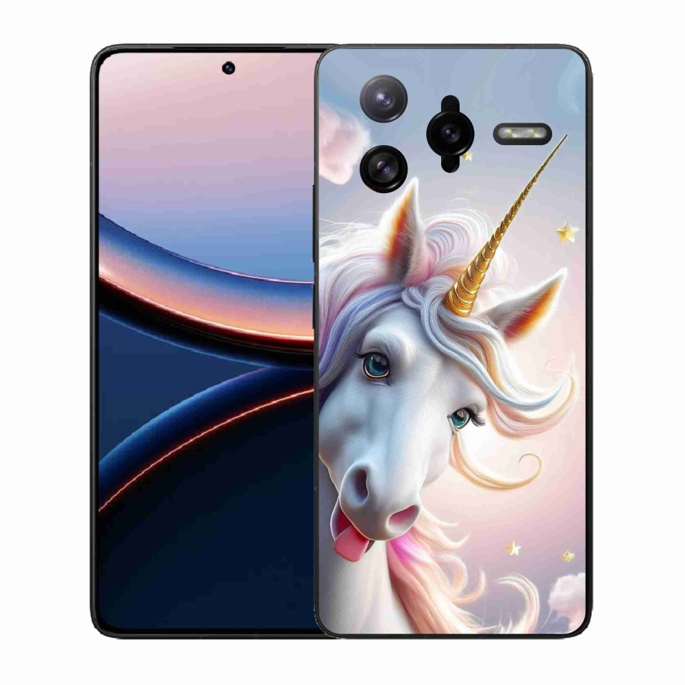 Gelový kryt mmCase na Xiaomi Poco F7 Ultra - veselý jednorožec