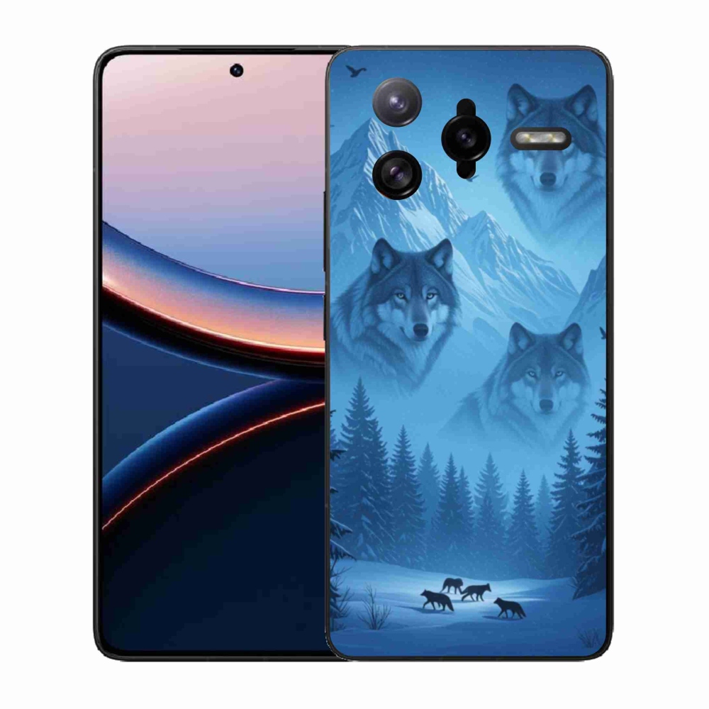 Gelový kryt mmCase na Xiaomi Poco F7 Ultra - vlčí smečka