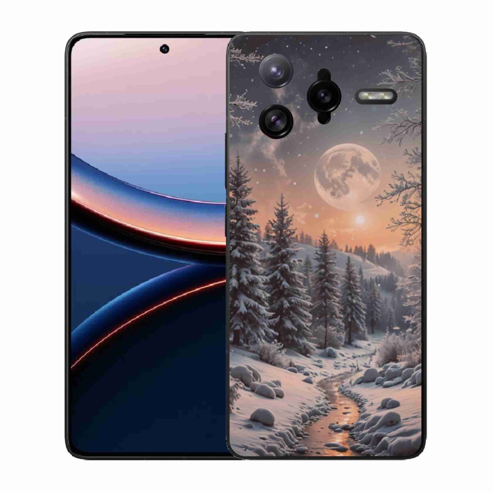 Gelový kryt mmCase na Xiaomi Poco F7 Ultra - zimní krajina 2