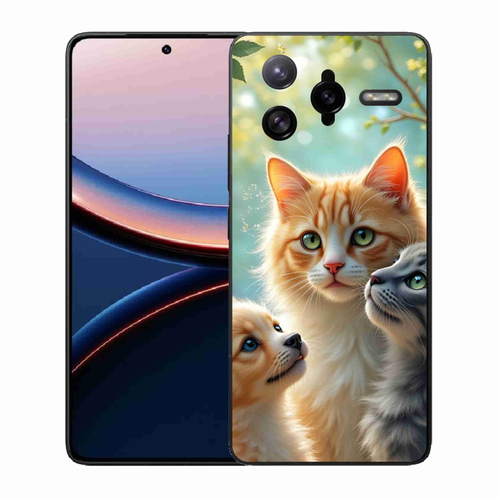Gelový kryt mmCase na Xiaomi Poco F7 Ultra - zvířecí přátelství 2