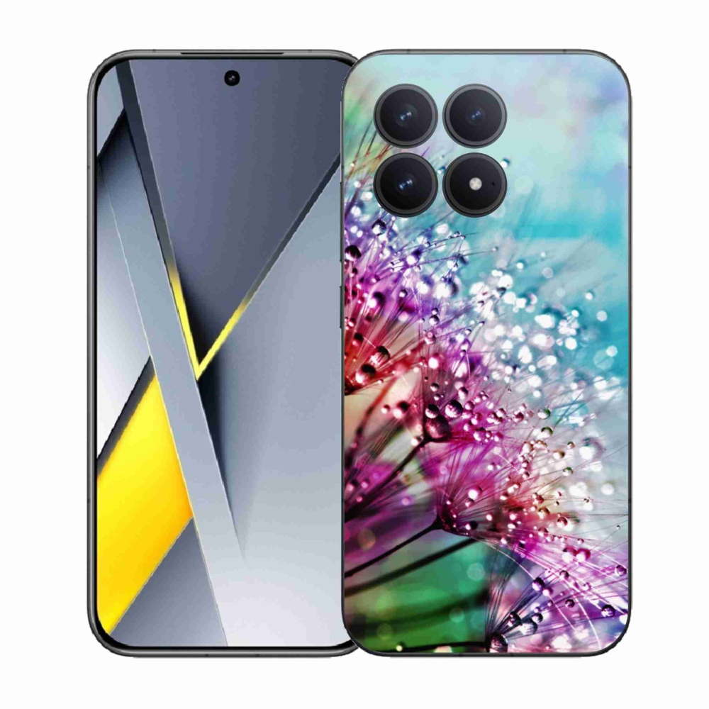 Gelový kryt mmCase na Xiaomi Poco F8 Pro - barevné květy