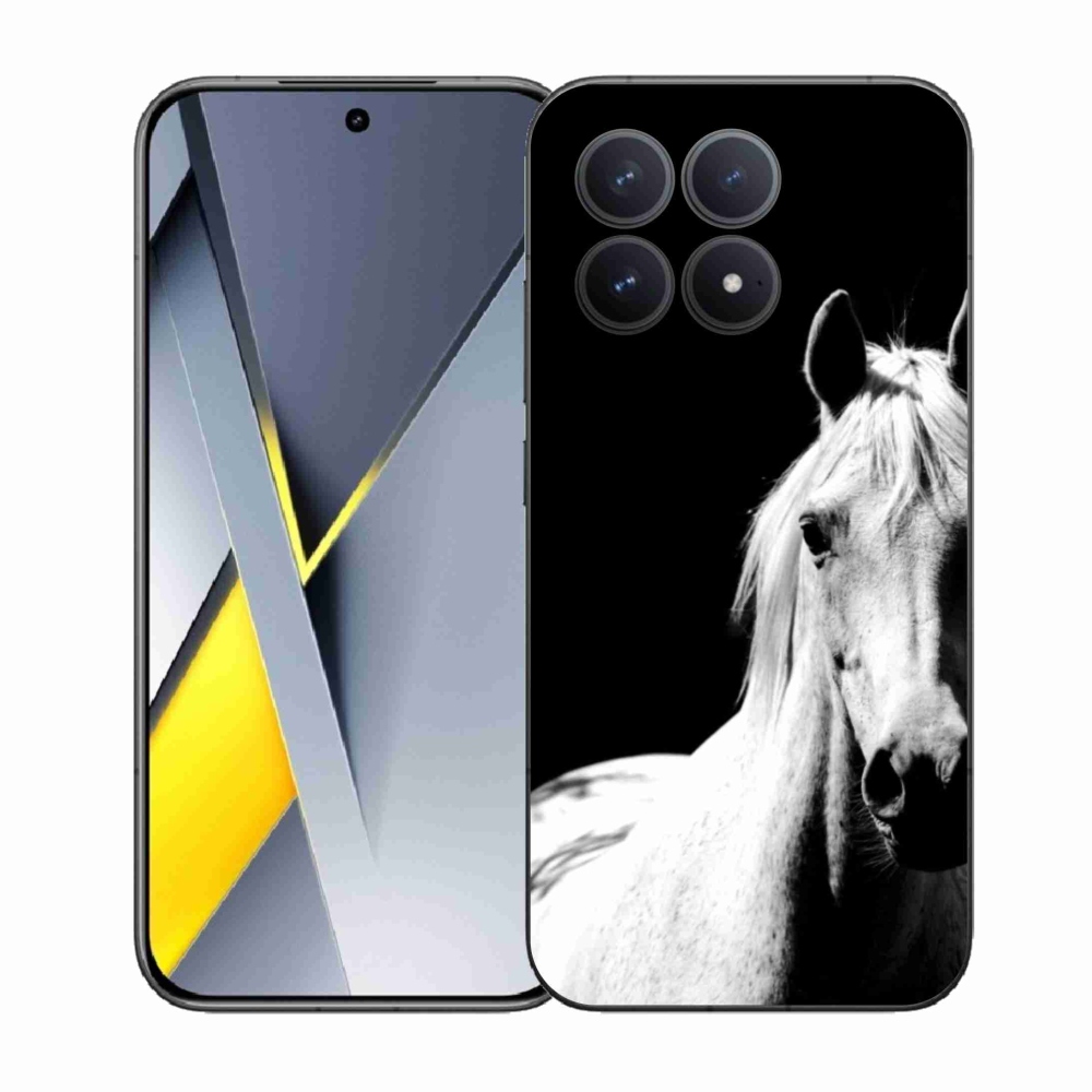 Gelový kryt mmCase na Xiaomi Poco F8 Pro - bílý kůň 5