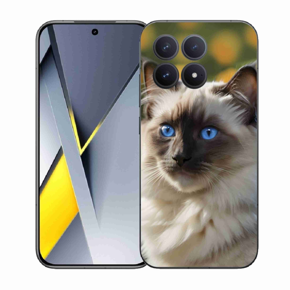 Gelový kryt mmCase na Xiaomi Poco F8 Pro - bílý ragdoll