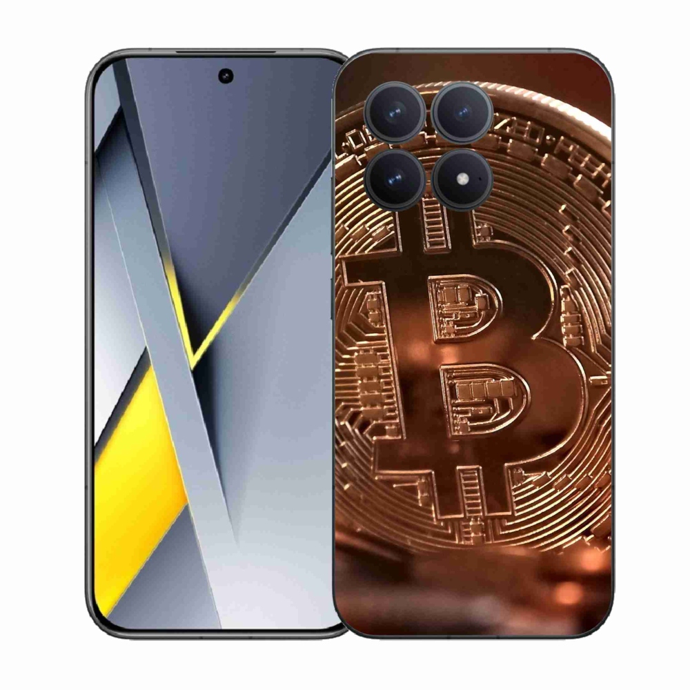 Gelový kryt mmCase na Xiaomi Poco F8 Pro - bitcoin