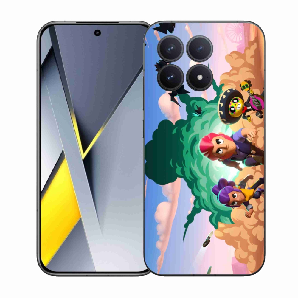 Gelový kryt mmCase na Xiaomi Poco F8 Pro - brawl stars