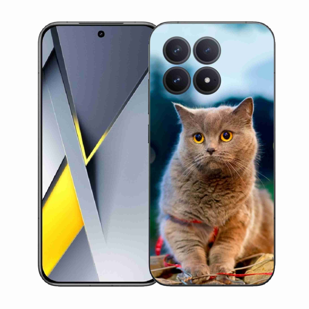 Gelový kryt mmCase na Xiaomi Poco F8 Pro - britská modrá 2