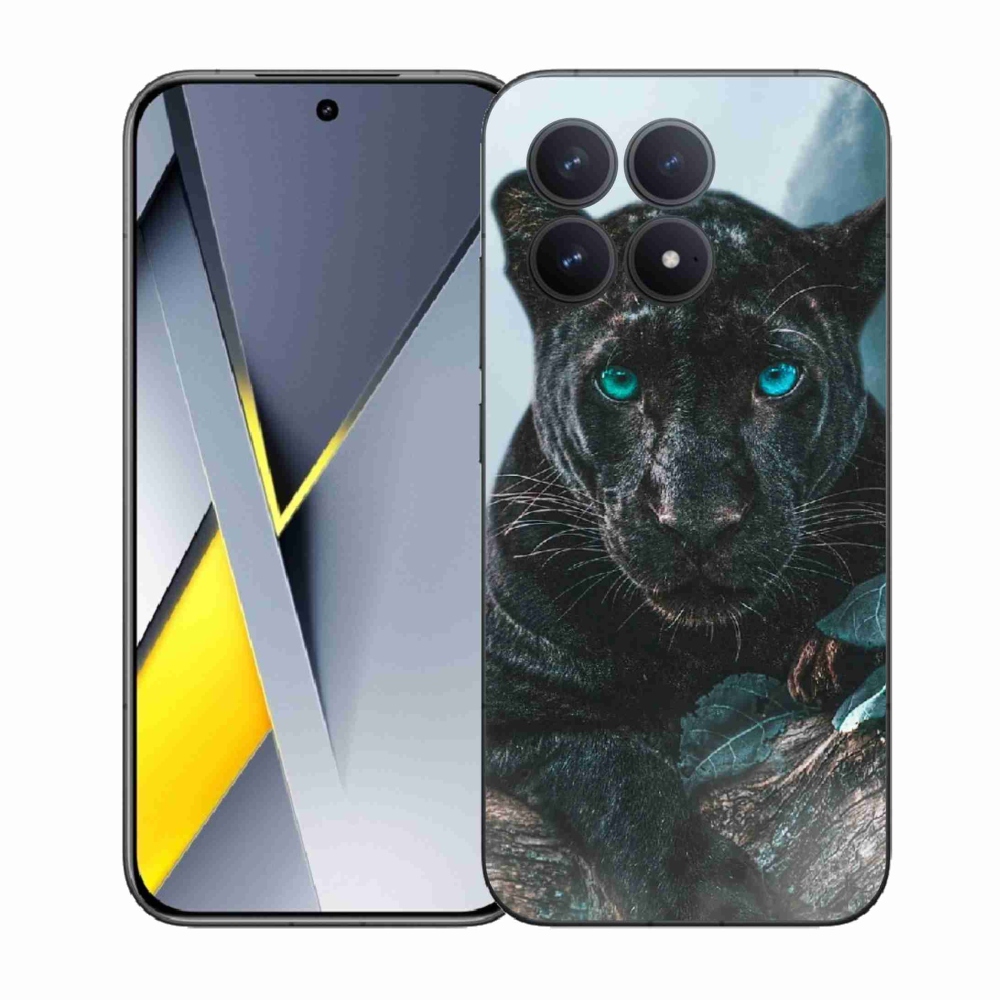 Gelový kryt mmCase na Xiaomi Poco F8 Pro - černý panter