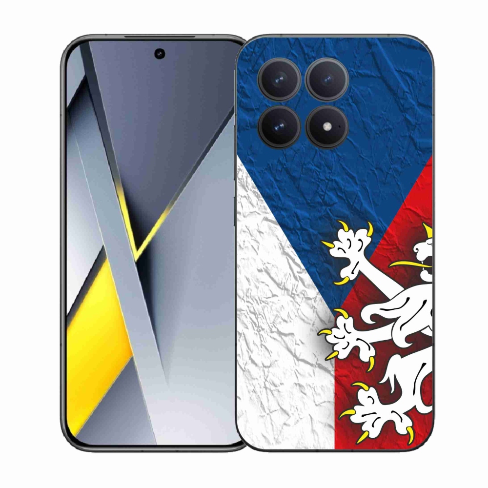 Gelový kryt mmCase na Xiaomi Poco F8 Pro - česká vlajka 1