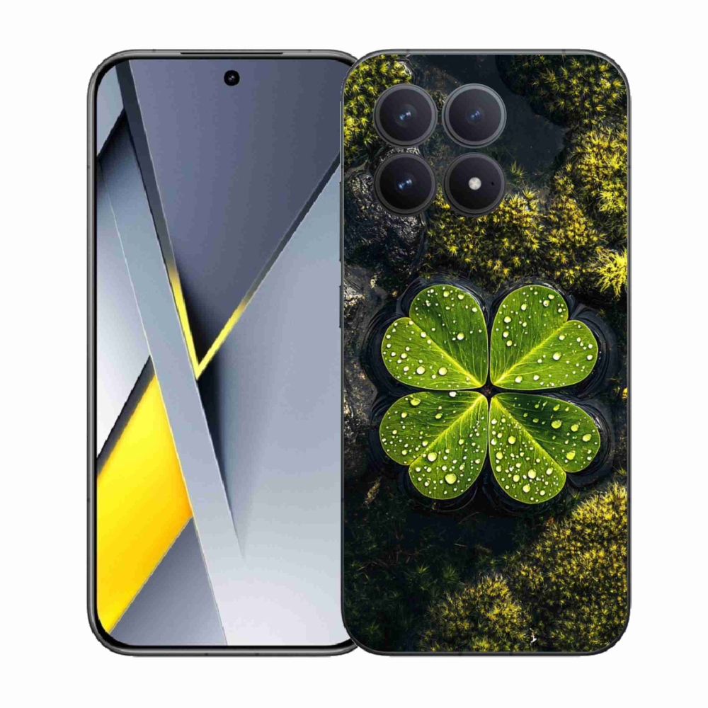 Gelový kryt mmCase na Xiaomi Poco F8 Pro - čtyřlístek