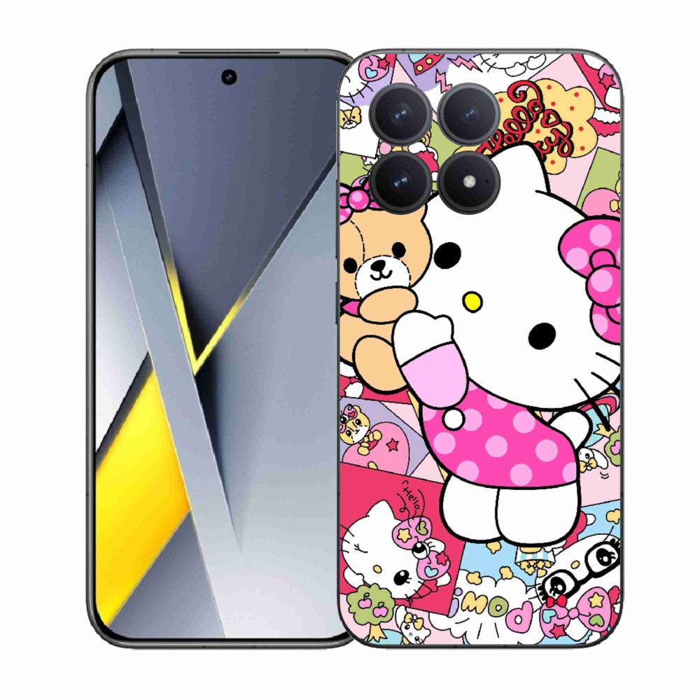 Gelový kryt mmCase na Xiaomi Poco F8 Pro - cute kitty